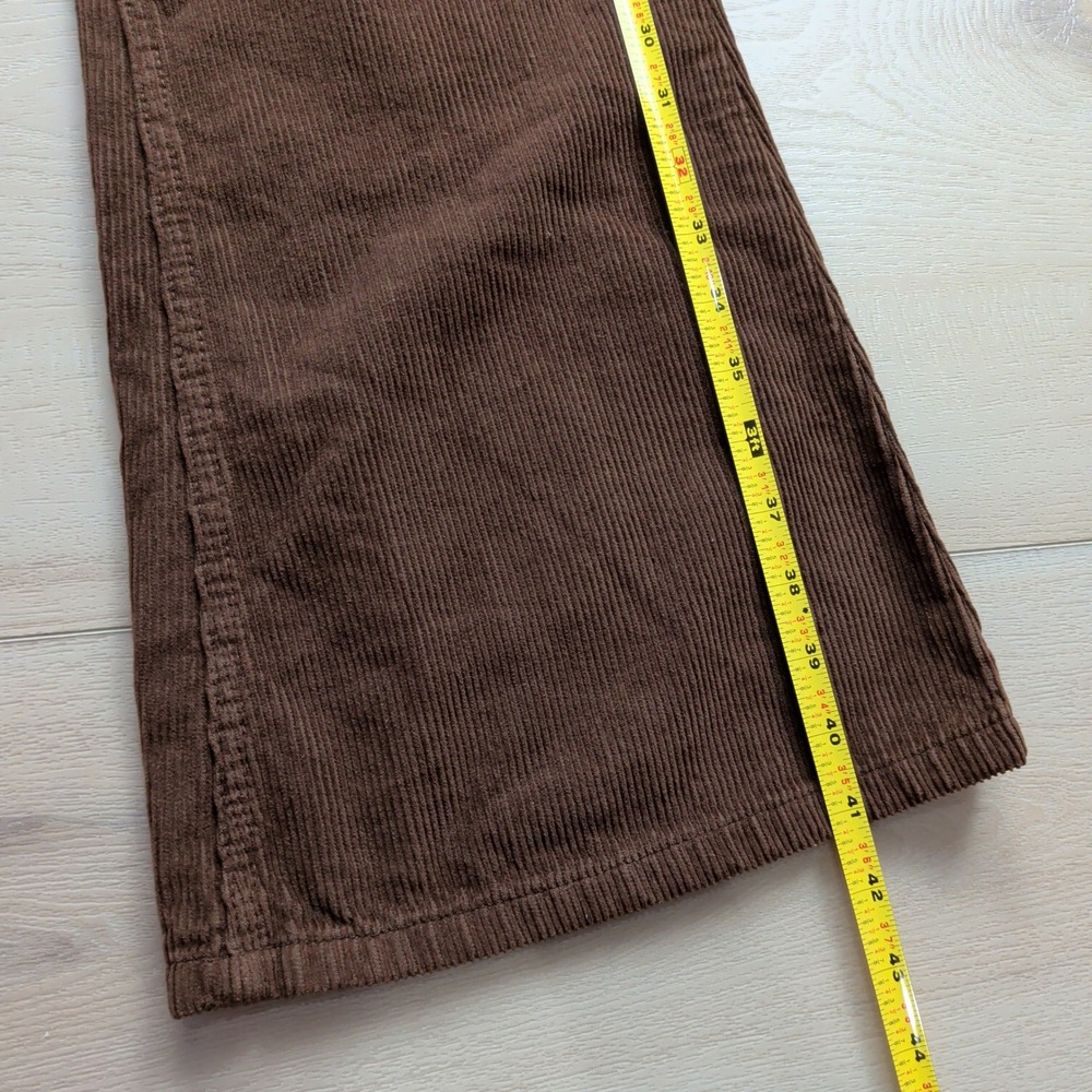 NEW Madcap England Corduroy Bell Bottom Flare Pants Mens 34x32 Brown Retro 70s - Picture 11 of 13